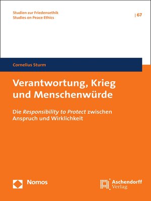 cover image of Verantwortung, Krieg und Menschenwürde